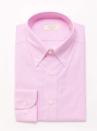 Pink Button Down Stripe