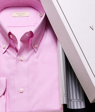 Pink Button Down Stripe