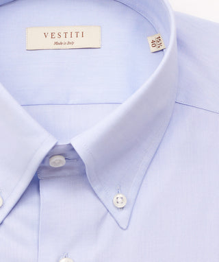 Blue Oxford Button Down Collar